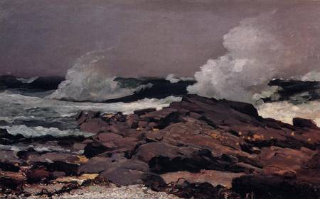 (image for) Handmade oil painting Copy paintings of famous artists Winslow Homers Paintings Eastern Point Prout Ne